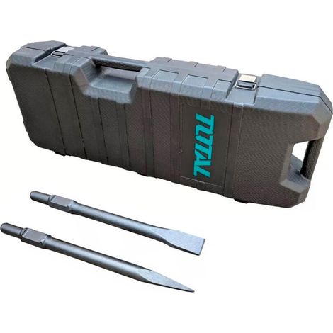 Total Tools Martillo demolición 1700W 50J 2 Cinceles y maletín TH215456 (1/2)
