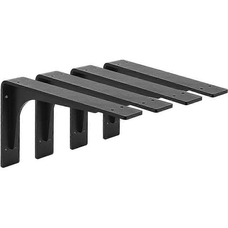 24 cm (9,5 Zoll) Regalwinkel, L-förmige Regalwinkel, robuster Regalwinkel aus hochwertigem Metall, inklusive robustem Befestigungsmaterial (1/5)