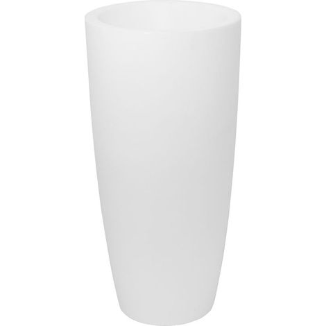 Vaso Luminoso da Giardino a LED Ø33 cm in Resina 5W Cypress Bianco Neutro (1/5)