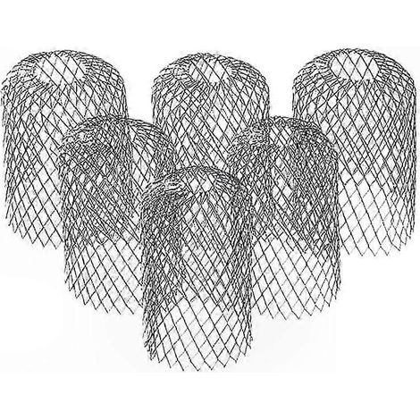Set mit 6 3-Zoll-Aluminium-Dachrinnenfiltern, verstopfungsfrei für optimalen Dachrinnenschutz. (1/5)