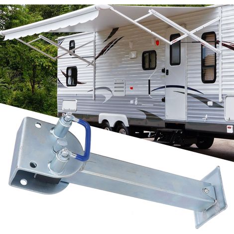 Pieds de support télescopiques robustes de 440 mm pour camping-car, cric de support de remorque de 2000 kg (l'emballage comprend du papier bulle de 4 m de long et 50 cm de large) (1/5)