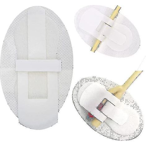 Katheterstabilisator, Urinbeutel für Beinkatheter, Katheterhalter, Beinstützaufkleber, 4 Stück, weiß