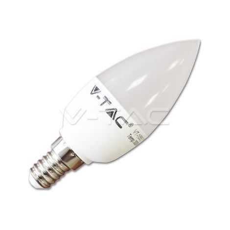 LAMPADINA LED 6W E14 CANDELA BIANCO CALDO 2700K - Luce CALDA
