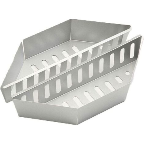 Lot de 2 paniers à charbon pour barbecues Weber 47, 57 et 67 cm, pour une utilisation directe et indirecte. (1/5)