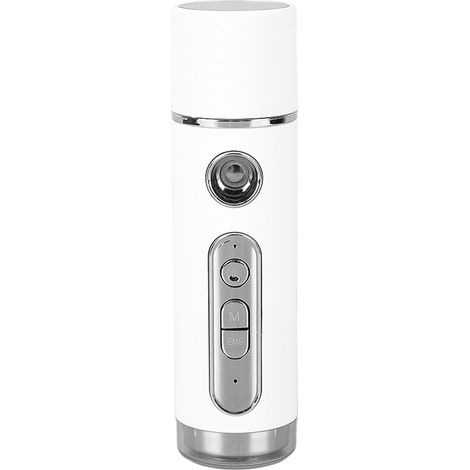 Baguette de massage oculaire portable EMS pour apaiser et atténuer les cernes. Stylo de massage oculaire vibrant pour le travail et les voyages. 15 ml, blanc.