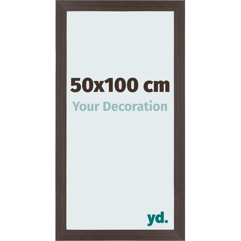 yd. - Cadre photo 50x100 - Chene Fonce - MDF - Mura