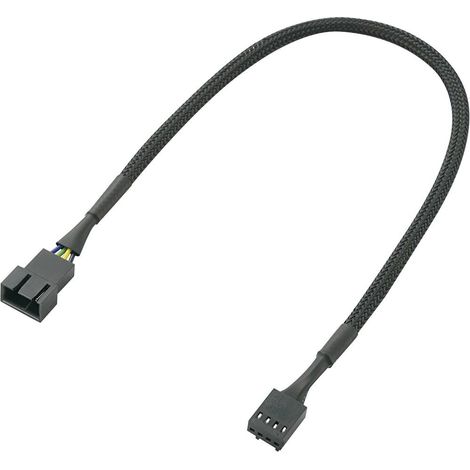 ventilateur PC Rallonge [1x ventilateur PC mâle 4 pôles - 1x ventilateur PC femelle 4 pôles] 0.30 m (1/3)