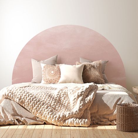 Stickers tête de lit - Couleur tendance - 160 x 130 cm - Pour lits (120 à 140 cm) - Adhésif MAT (1/2)