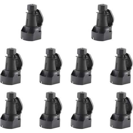 Compatible con 10 enchufes de remolque estándar europeos de 7 pines + adaptadores de conector de barra de remolque, apto para coches, autocaravanas, camiones, barcos y furgonetas camper.