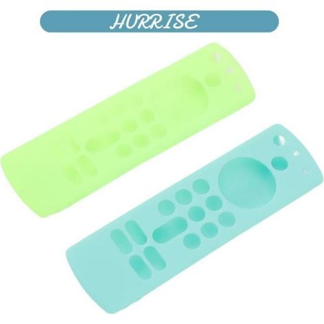 Sonew Coque de télécommande en silicone Housse de protection en Silicone pour luminaire linge Bleu Vert lumineux et bleu glacier (1/5)