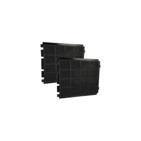vhbw 2x Filtres à charbon actif compatible avec Airforce CONCRETE , F181 VILLA 875770, HLAMP021 hotte aspirante (1/4)