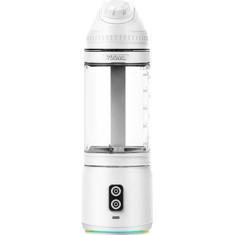Mini-tragbarer elektrischer Mixer 700 ml, wiederaufladbar über USB, für Smoothies und Früchte.