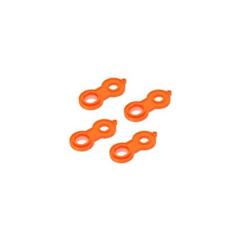 Juego de 4 llaves para extraer el aireador del grifo para M20 M22 M24 M28 Orange-Crezuo