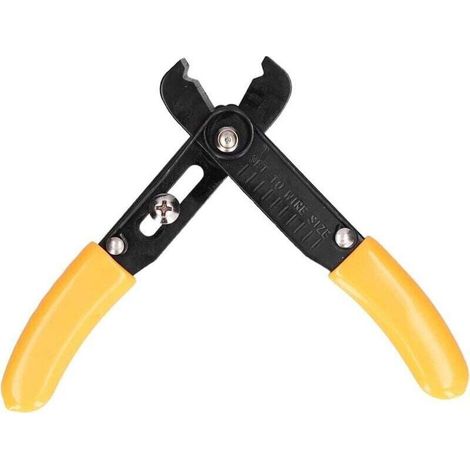 Spellafili regolabile multifunzionale, tronchese, tronchese per fili intrecciati, utensile professionale per elettricisti, materiale in metallo e plastica (1/3)