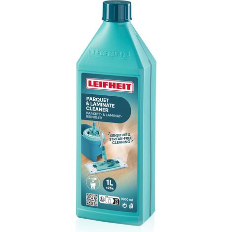 Nettoyant parquet et stratifié concentré 1000 ml, produit nettoyage sol, entretien parquet sans trace ni résidu d'eau, savon d'entretien doux avec protection des joints (1/5)