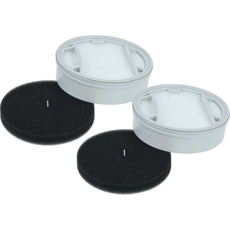 vhbw 2x filtro compatibile con Philips XC5244, XC5243  aspirapolvere a mano - unità filtrante (1/4)