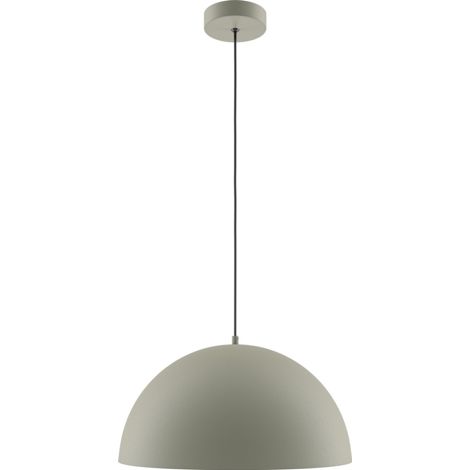 Maytoni Basic Dome Plafonnier moderne en forme de dôme de 35 cm, couleur kaki, 1 abat-jour gris E27
