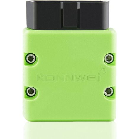 Adaptateur OBD-II Bluetooth 4.0 - Diagnostic Automobile pour iOS Android Windows - Compatible Port Diagnostic Standard - 1 Pièce (1/5)