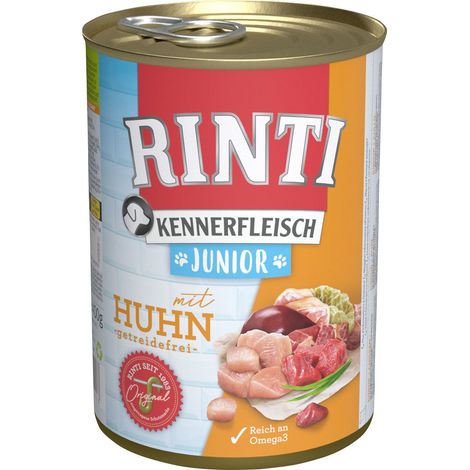 Konzerva Rinti Kennerfleisch Junior kura 400g