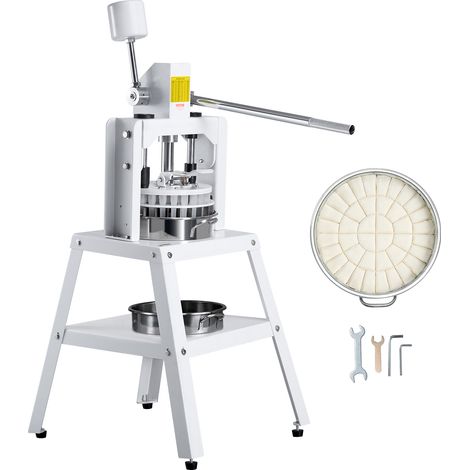 VEVOR Divisore Manuale per Impasto 40 PZ Macchina Manuale per Divisori Uguali per Impasto 30 g-140 g Taglierina per Impasto a Mano con Vassoio, Lama in Acciaio Inox 304, per Panetteria, Ristorante
