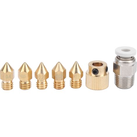 Original Ender-3/3S graues Extrusionsset + Teflonschlauch + Nivellierdüse (1/5)