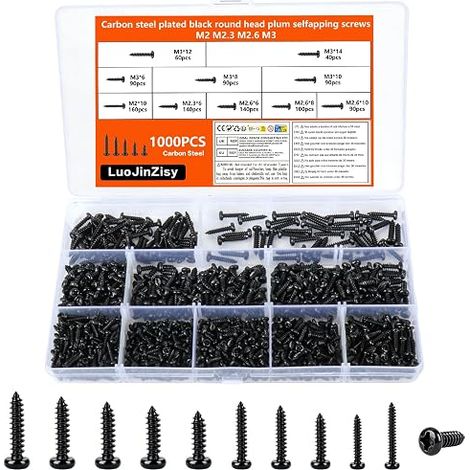 Screws M2 M2.3 M2.6 M3, Small Self Tapping Screws (1/5)