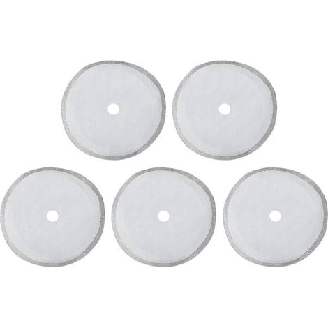 Wiederverwendbarer Kaffeefilter aus Edelstahl 304, 5-teiliges Set, Zubehör für tragbare Kaffeemaschinen mit feinem Sieb, abnehmbarem Filtereinsatz zum Brühen (1/5)