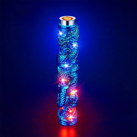 Briquet Rechargeable - Fenêtre De Niveau Visible - Allumage Par Glissement Continu - Pour Cuisine Extérieure Et Loisirs - 1 Pièce (1/5)