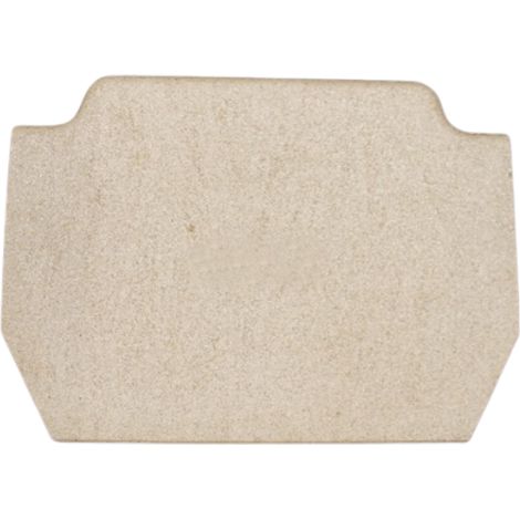 Plaque de tirage pour poêles à cheminée 550 – Vermiculite – Dimensions 270x370x25 mm – Montage rapide sans outillage – Kaminxpert (1/3)