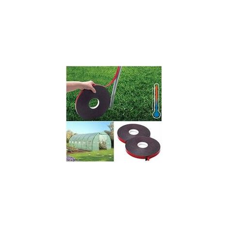 2 pièces de ruban en mousse résistant à la chaleur et conducteur de chaleur pour cerceaux de serre de jardin 20mm 20m (1/3)