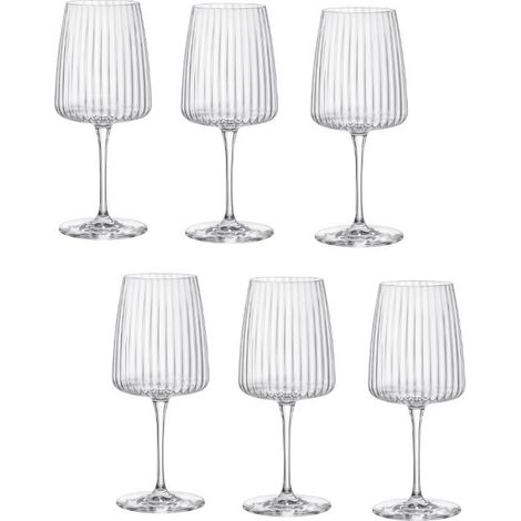 Set 6 Calici in Vetro Exclusiva Merolt Red Wine 53,5 cl Bormioli Rocco (1/2)
