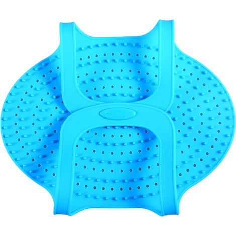 Filiyano-Panier-filtre pliable portable en silicone alimentaire, pour plaque chauffante (bleu) 1 pièce bleu (1/3)