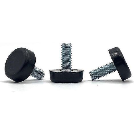 Lot de 20 pieds de nivellement pour meubles, 8 x 25 mm, protections réglables pour pieds de table avec tiges filetées de 25 mm, vis de fixation pour meubles 2025 (1/5)