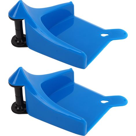 Lot de guides-tuyaux d'arrosage voiture, anti-pincement, cales d'insertion pneus, le lavage (bleu). (1/5)