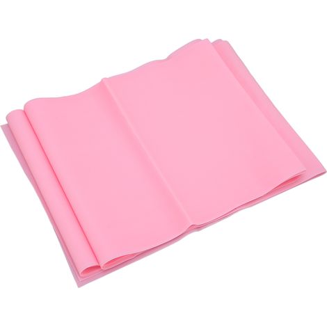 Bande de résistance portable et flexible pour le fitness et l'entraînement musculaire (rose) (1/5)
