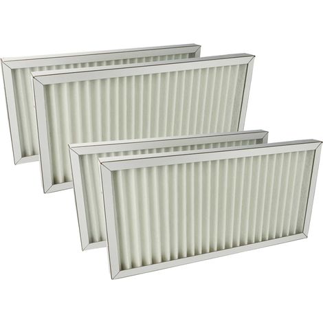 vhbw 4x Luftfilter M5 kompatibel mit Stiebel-Eltron LWZ 304 Integral, LWZ 304 Eco, LWZ 304 flex Lüfter, Ventilator, Lüftungsgerät (4x Feinstaubfilter)
