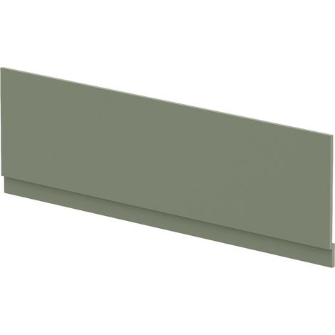 Nuie Satin Green 1800mm Front Bath Panel with Plinth - BPR807 (1/5)
