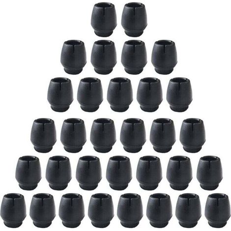 Patins antidérapants en silicone pour tables et chaises, lot de 32, embouts de chaise de 12 à 16 mm, protections pour pieds de chaise - Crezuo (1/4)