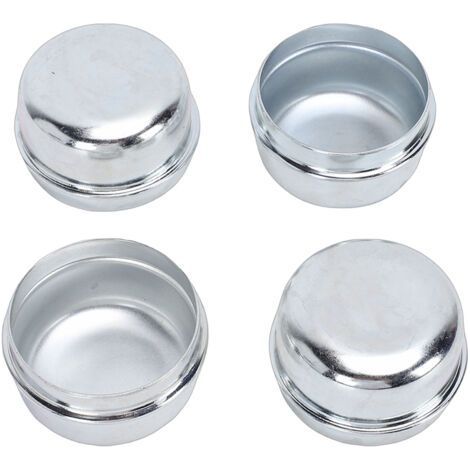 Capuchons anti-poussière pour essieu de remorque, 1.98 pouces, couvercles de graisse pour roulement en acier, pour bateau et véhicule de Camping de 2000 à 3500 lb, 4 pièces (1/5)