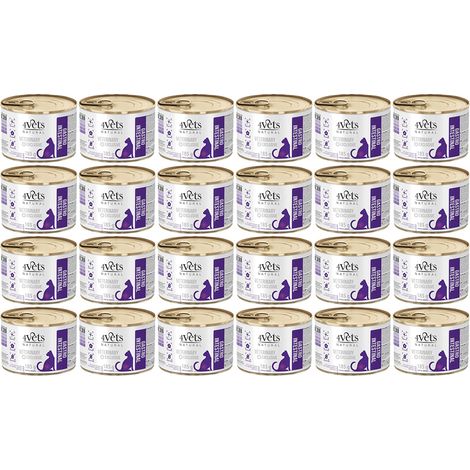 4VETS Natural Gastro Intestinal Cat - nourriture humide pour chat - 24 x 185 g