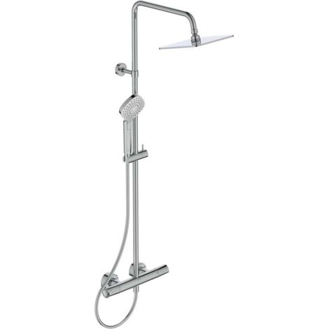 IS Duschsys.m.Therm. Ceratherm T100, Flexible de douche 1750mm, Chromé (1/5)