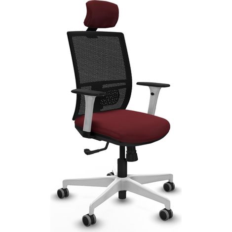 Chaise ergonomique piqueras y crespo Yunquera blanc 120 Kg (1/2)