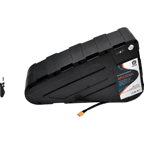 Batería de iones de litio de alta capacidad, compatible con bicicletas eléctricas equipadas con un motor de 3000 W, 48 V 20 Ah-XT60 (1/2)