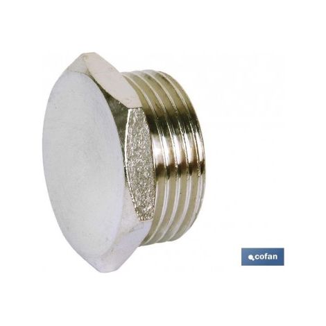 Tapon hex. rosca macho r-1/8