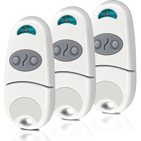 3PCS Telecommande Portail 868 MHz À 4 Canaux, Telecommande Porte De Garage, Telecommande 868MHz, Compatibles Avec Les Modèles XT4 868 SLH LR, XT2 868 SLH LR, XT4/XT2 868 SLH - Noir