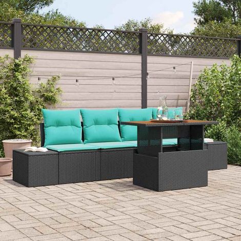 Set da Pranzo per Giardino 5 pz 4-Numero di posti vidaXL (1/5)