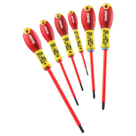 Set di 6 cacciaviti isolati Slot/Pozidriv EXPERT di Facom - E160911