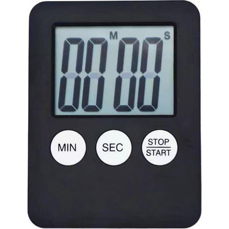 Timer da cucina magnetico, digitale e acustico con allarme e conto alla rovescia, ideale per bambini e adulti, cucina, forno, scuola, palestra e aula. (1/5)