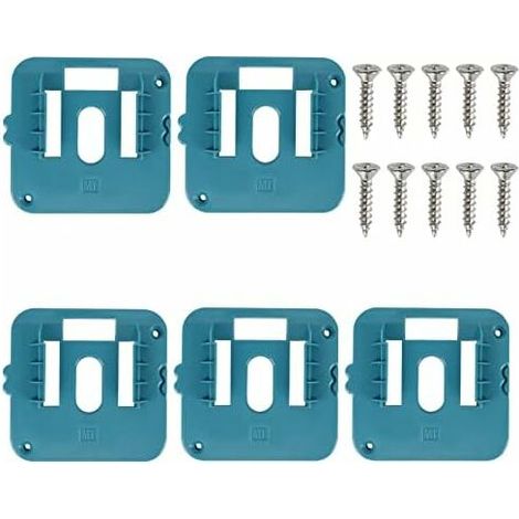 royaluxe -5 supports de batterie pour batterie Makita 18V, support de Suspension de batterie 18V, boîte de rangement de batterie pour BL1860 BL1850 BL1840 (1/5)