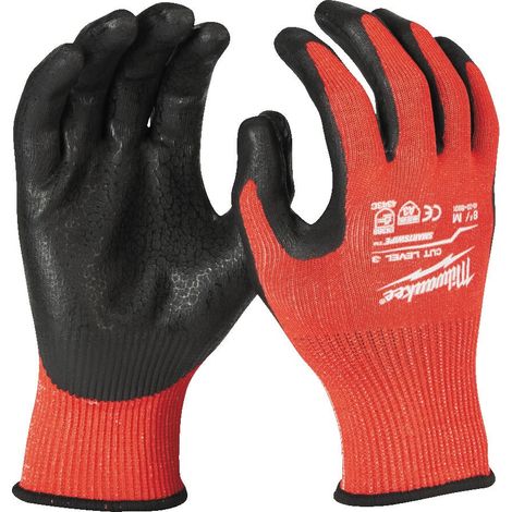 Guanti Spalmati In Nitrile Antitaglio Cat. 3/C Normativa 4343c Tg10 Milwaukee 4932471422